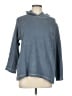 Petite Sophisticate 100% Cotton Blue Sweatshirt Size L - photo 1