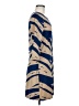 Julie Brown Chevron-herringbone Blue Casual Dress Size M - photo 4