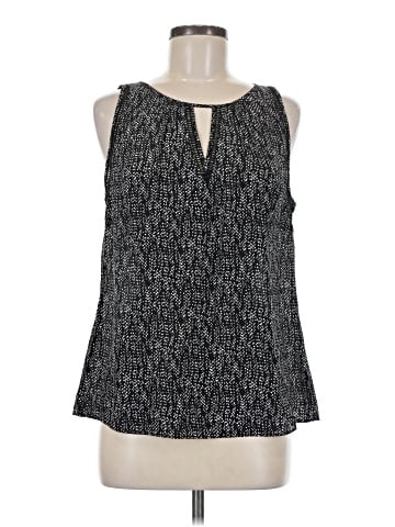 Greylin Sleeveless Silk Top (view 1)