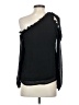 CeCe 100% Polyester Black 3/4 Sleeve Blouse Size S - photo 2