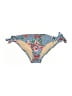 LC Lauren Conrad Floral Blue Swimsuit Bottoms Size S - photo 1