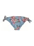 LC Lauren Conrad Floral Blue Swimsuit Bottoms Size S - photo 2