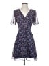 Madewell 100% Polyester Floral Blue Kimono Size 00 - photo 1