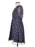 Madewell 100% Polyester Floral Blue Kimono Size 00 - photo 5