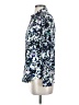 Banana Republic 100% Polyester Floral Blue Long Sleeve Blouse Size XS - photo 5