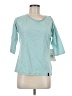 Spyder 100% Cotton Teal 3/4 Sleeve Top Size M - photo 1