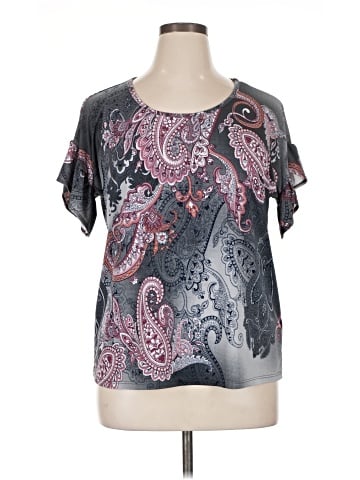 Ava James Short Sleeve Blouse (view 1)