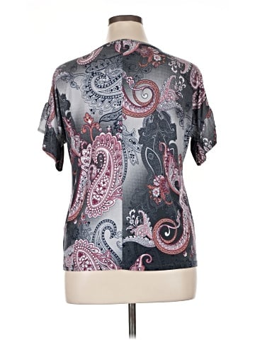 Ava James Short Sleeve Blouse (view 2)