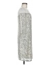 R&M Richards Metallic Silver Cocktail Dress Size 6 - photo 4