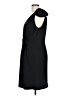 Ann Taylor LOFT 100% Polyester Solid Black Cocktail Dress Size 10 - photo 5