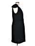Ann Taylor LOFT 100% Polyester Solid Black Cocktail Dress Size 10 - photo 4