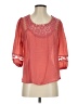 Jolt Pink 3/4 Sleeve Blouse Size S - photo 1