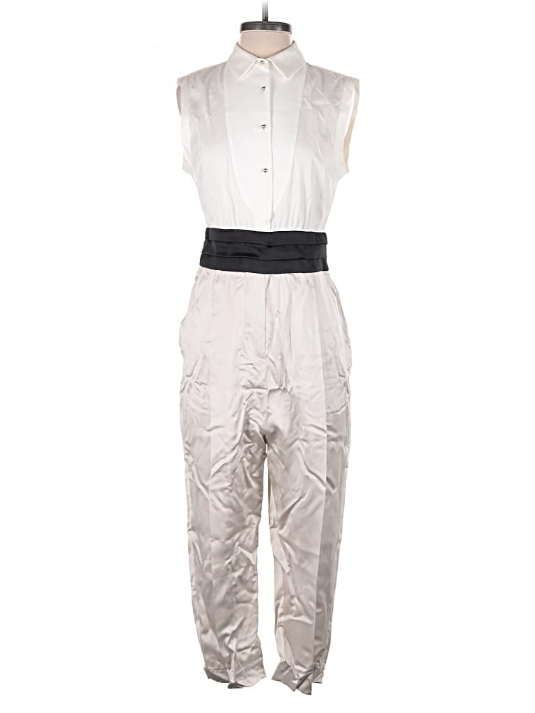 Pre-owned Brunello Cucinelli Jumpsuit In Ivory