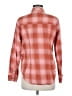 Universal Thread 100% Cotton Checkered-gingham Orange Long Sleeve Button-Down Shirt Size M - photo 2