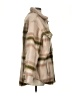 American Eagle Outfitters Plaid Tan Coat Size XS - photo 4