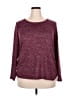 Downing Studio Burgundy Long Sleeve Top Size 2X - photo 1