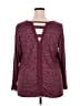 Downing Studio Burgundy Long Sleeve Top Size 2X - photo 2