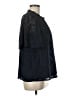 Jade 100% Polyester Black Short Sleeve Blouse Size M - photo 4