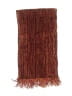 Unbranded Tweed Burgundy Red Scarf One size - photo 2