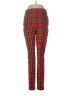 Bar III Plaid Red Casual Pants Size M - photo 1