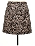 Ann Taylor LOFT Animal Print Brown Casual Skirt Size 8 - photo 1