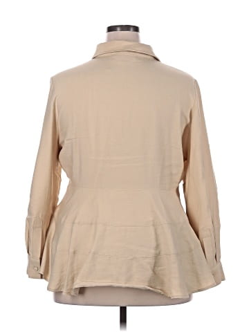 Pomander Place 3/4 Sleeve Button-Down Shirt (view 2)