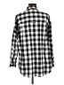 Nine West Checkered-gingham Black Long Sleeve Button-Down Shirt Size M - photo 2