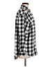Nine West Checkered-gingham Black Long Sleeve Button-Down Shirt Size M - photo 4