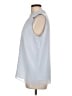 Karl Lagerfeld Paris 100% Polyester Blue Sleeveless Blouse Size L - photo 5