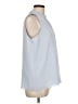Karl Lagerfeld Paris 100% Polyester Blue Sleeveless Blouse Size L - photo 4