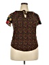Unbranded Black Short Sleeve Blouse Size 12 - photo 1
