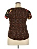 Unbranded Black Short Sleeve Blouse Size 12 - photo 2