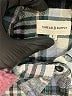 Thread & Supply Plaid Gray Long Sleeve Blouse Size L - photo 7