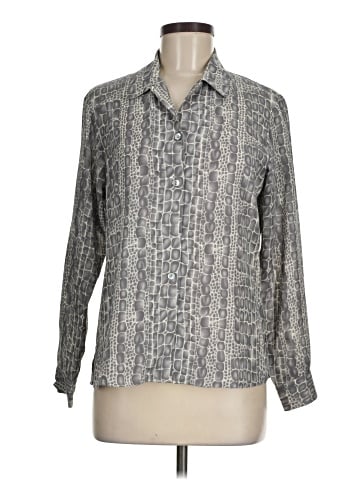 Petite Sophisticate Long Sleeve Blouse (view 1)