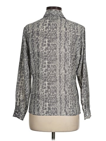 Petite Sophisticate Long Sleeve Blouse (view 2)