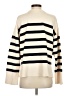 Zara Stripes Ivory Turtleneck Sweater Size S - photo 2