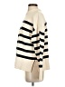 Zara Stripes Ivory Turtleneck Sweater Size S - photo 5