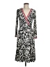 Donna Morgan Paisley Black Cocktail Dress Size 8 - photo 1
