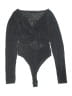 PrettyLittleThing Black Bodysuit Size 4 - photo 1