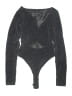 PrettyLittleThing Black Bodysuit Size 4 - photo 2