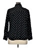 A New Day 100% Rayon Black Long Sleeve Polo Size XL - photo 2