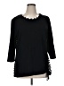 Allison Daley Black 3/4 Sleeve Top Size XL - photo 1