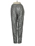 Ecru Metallic Silver Casual Pants Size XS - photo 2