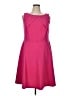 AGB Solid Pink Cocktail Dress Size 14 - photo 1