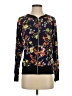 Assorted Brands 100% Polyester Floral Black Cardigan Size XS - photo 1