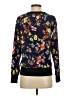 Assorted Brands 100% Polyester Floral Black Cardigan Size XS - photo 2