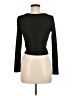 Naf Naf Black Long Sleeve Top Size M - photo 2