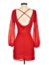 TOBI 100% Polyester Solid Red Cocktail Dress Size XS - photo 2