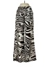 MICHAEL Michael Kors 100% Polyester Animal Print Silver Casual Pants Size 2 - photo 1