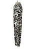 MICHAEL Michael Kors 100% Polyester Animal Print Silver Casual Pants Size 2 - photo 5